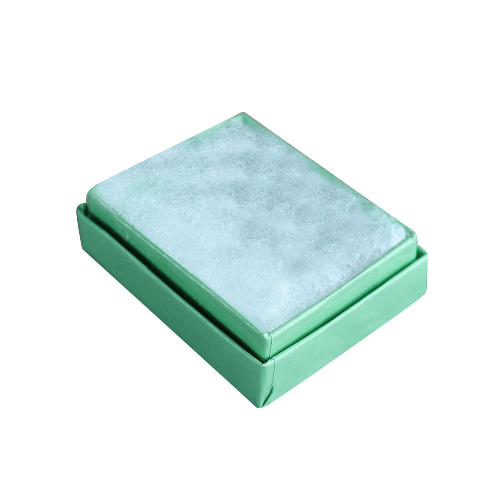 Teal Paper Cotton Filled Jewelry Gift Packaging Boxes #11