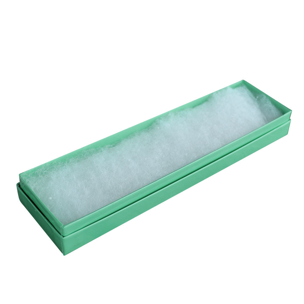 Teal Paper Cotton Filled Jewelry Gift Packaging Boxes #82