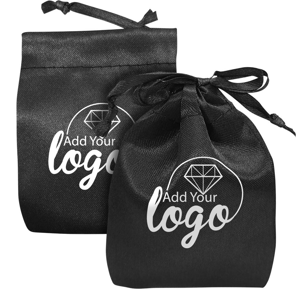 Deluxe Satin Drawstring Pouch 2-1/2" x 3-1/2", 12 Per Pack