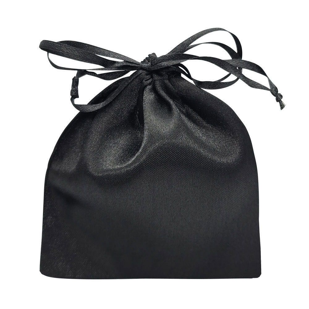 Deluxe Satin Drawstring Pouch 4" x 4-1/2", 12 Per Pack
