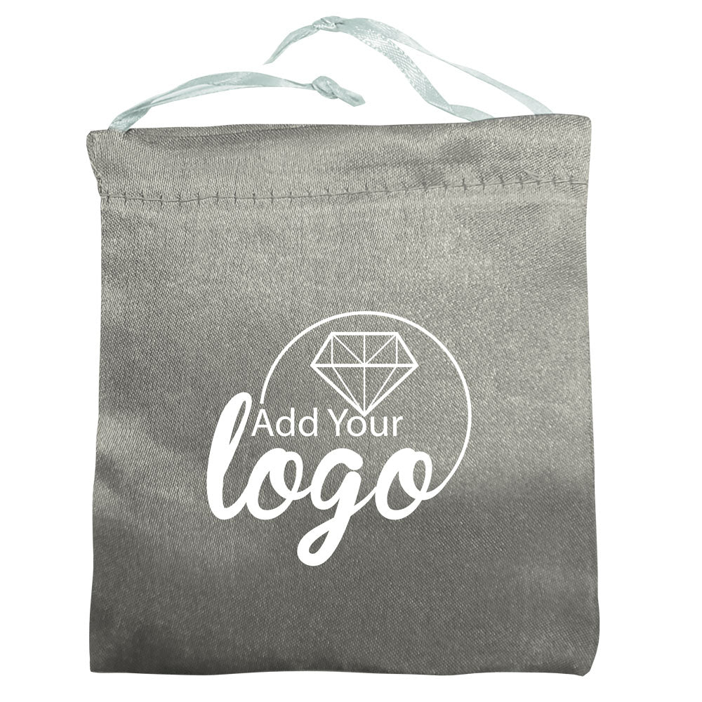 Deluxe Satin Drawstring Pouch 4" x 4-1/2", 12 Per Pack