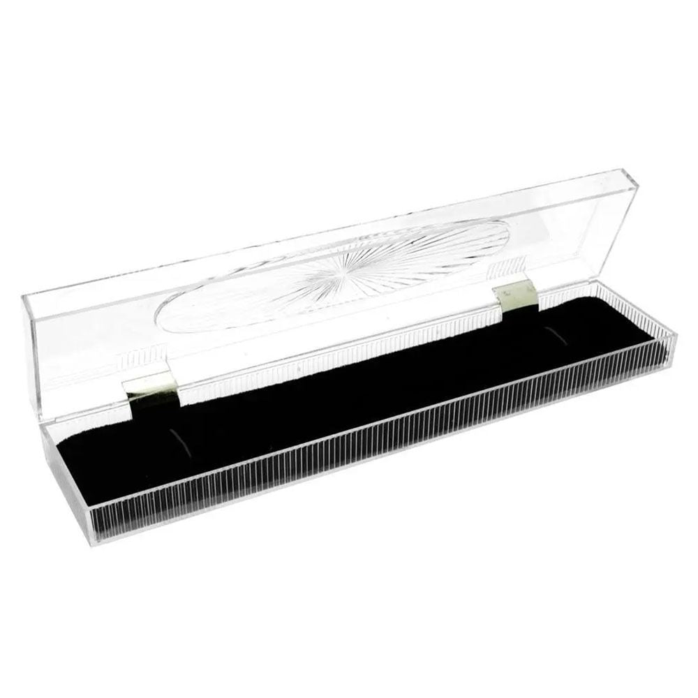 Clear Crystal Style Lucite Jewelry Bracelet / Watch Boxes