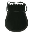 Black Velour Jewelry Gift Pouches, 3-1/2" x 3", 12 Per Pack