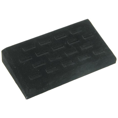 Black Velvet 18 Slot Jewelry Ring Display Tray