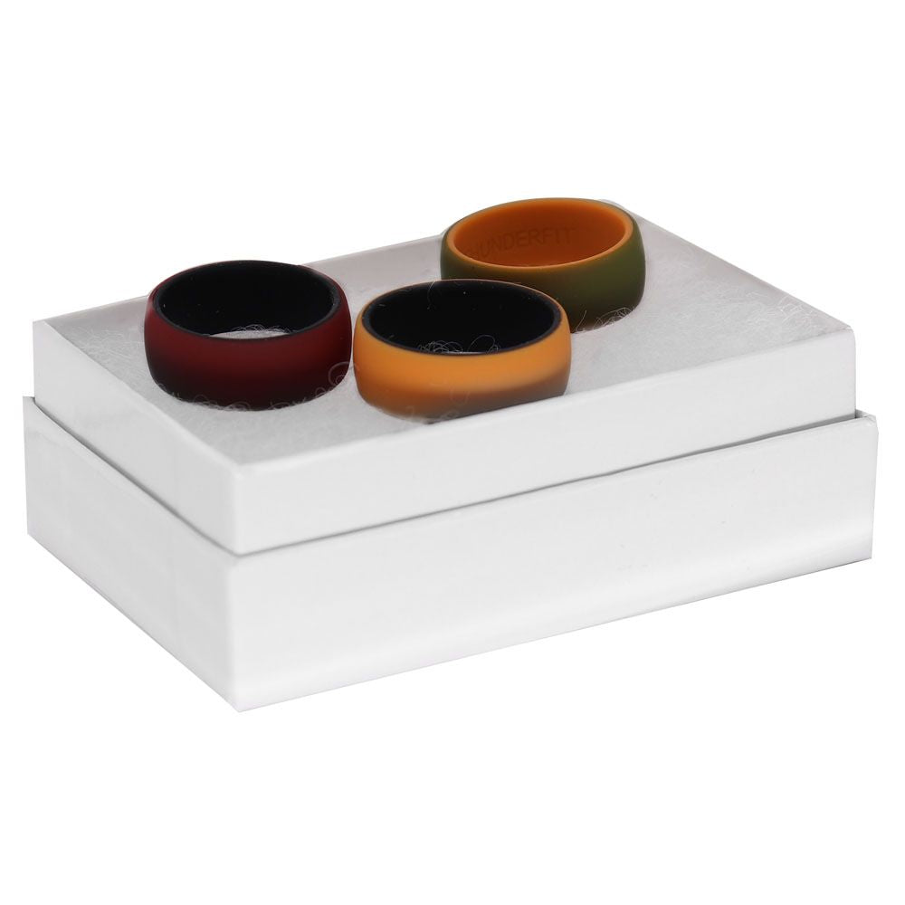 Glossy White Cotton Filled Jewelry Gift Boxes #32