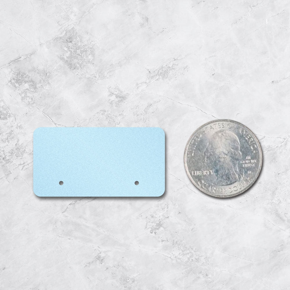 Shimmer Blue Earring Card 1-9/16" x 15/16"