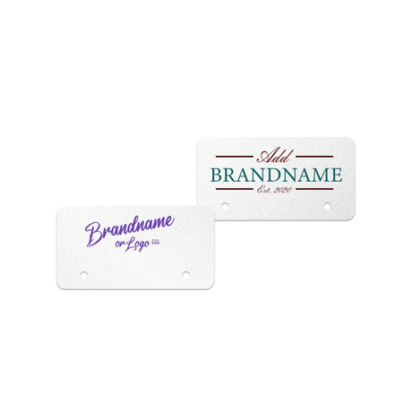 Shimmer White Earring Card 1-9/16" x 15/16"