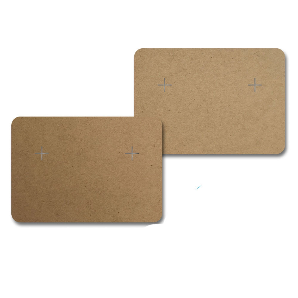 Kraft Earring Card 1-3/4" x 2-1/2"