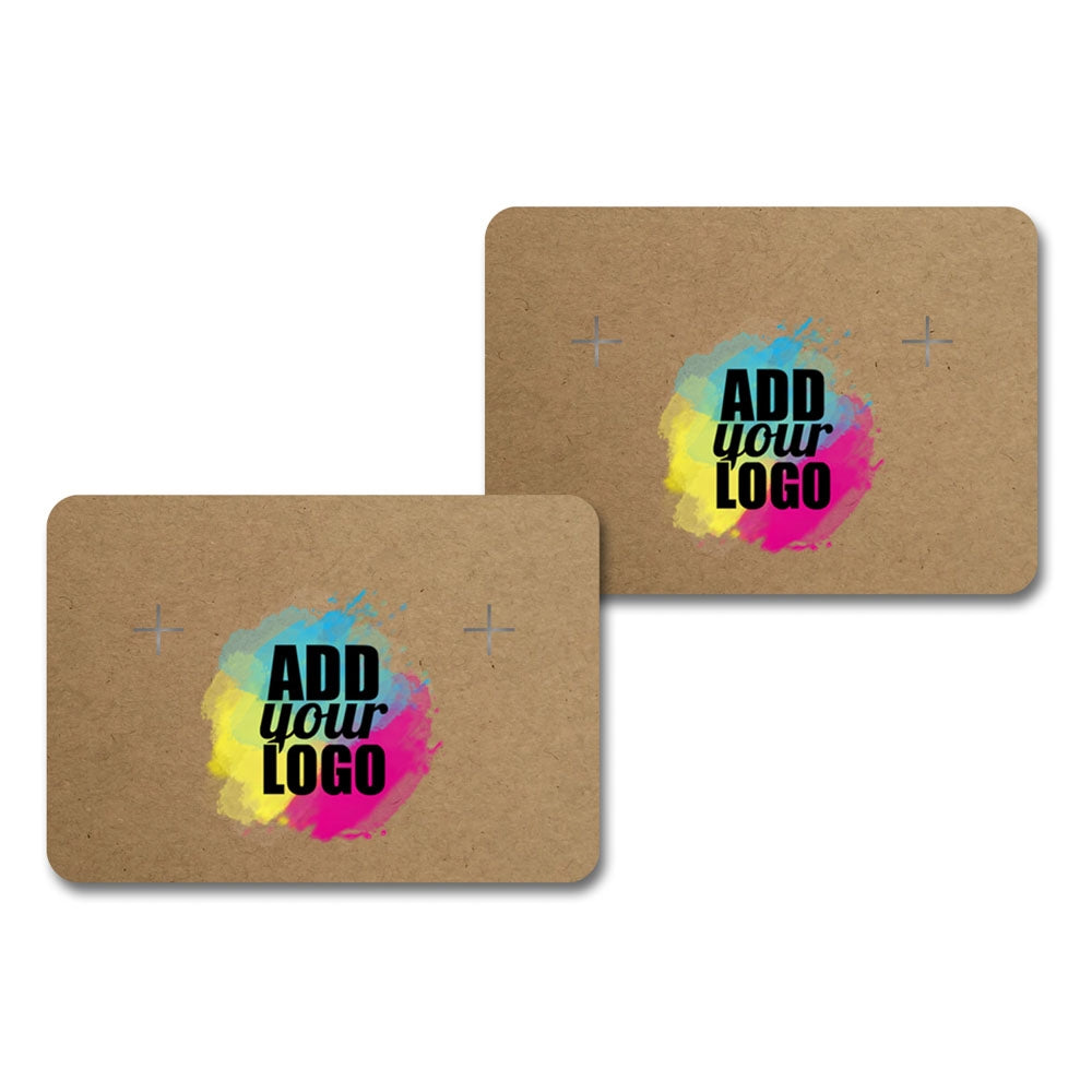 Kraft Earring Card 1-3/4" x 2-1/2"