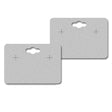 Hanging Matte Grey Earring Card 1-3/4" x 2-1/2"