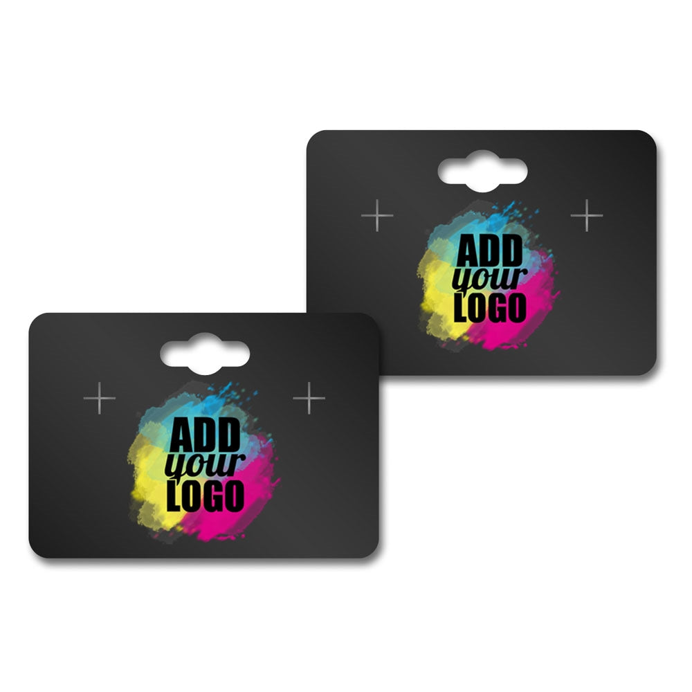 Black Earring Card With Keyhole 1-3/4" x 2-1/2"