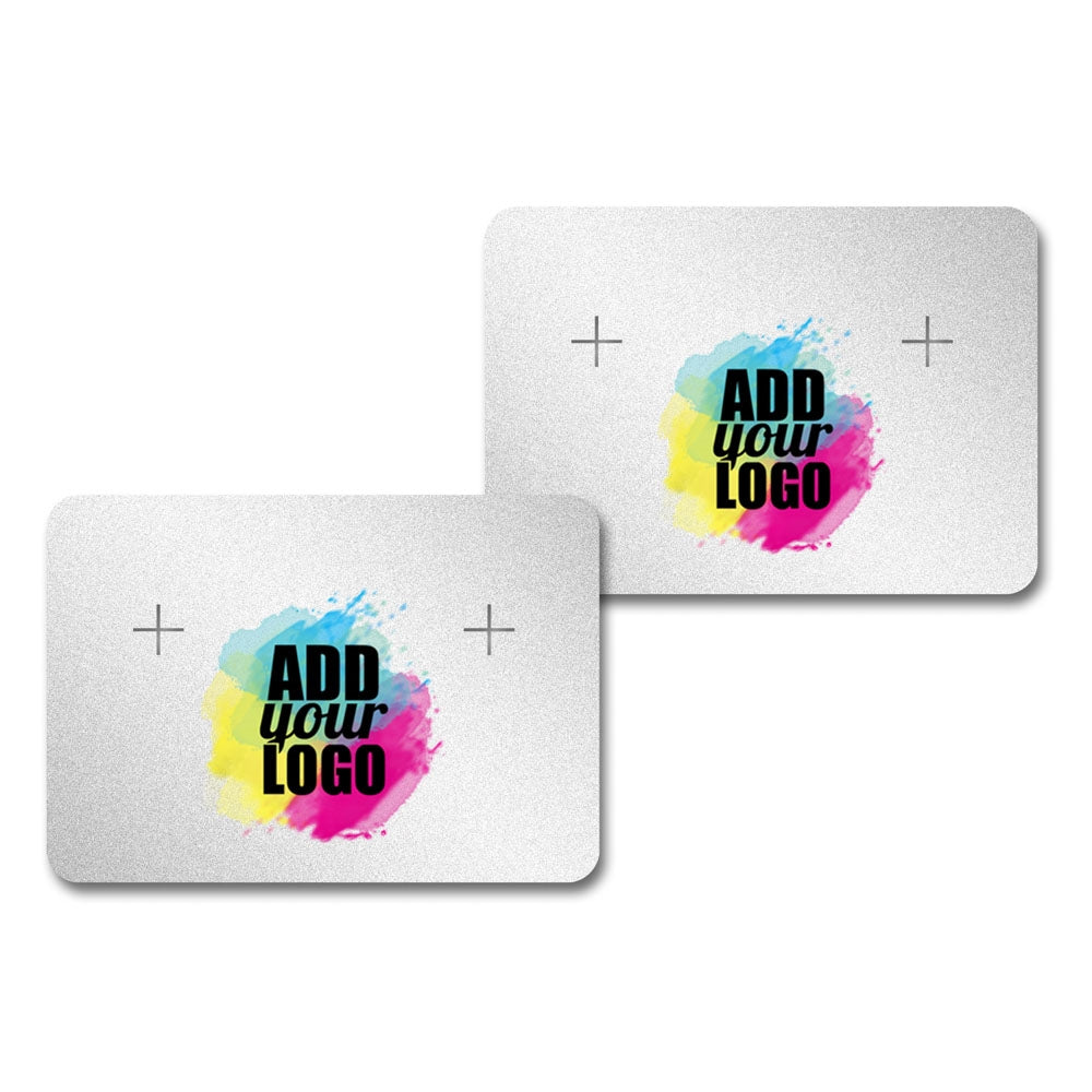 Shimmer Silver Earring Card 1-3/4" x 2-1/2"