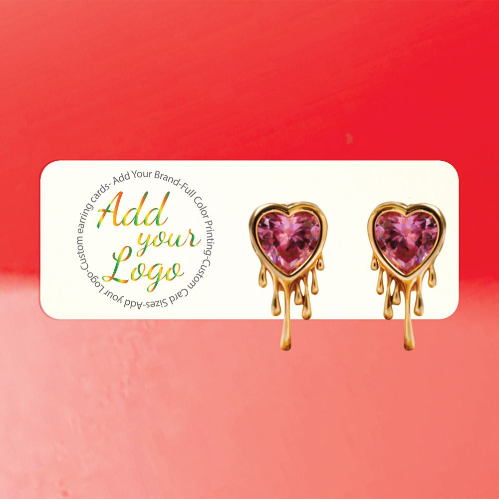 Stud Earring Card www.gemsondisplay.com