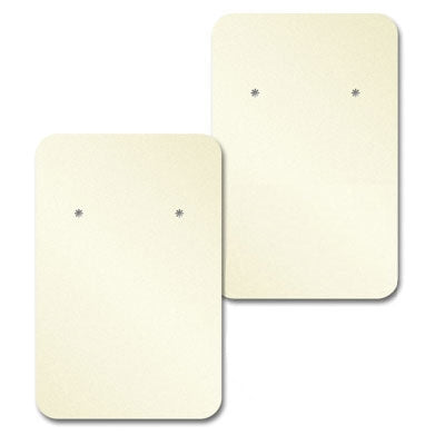 Shimmer White Gold Jewelry Card 2" x 3" Rounded Corner