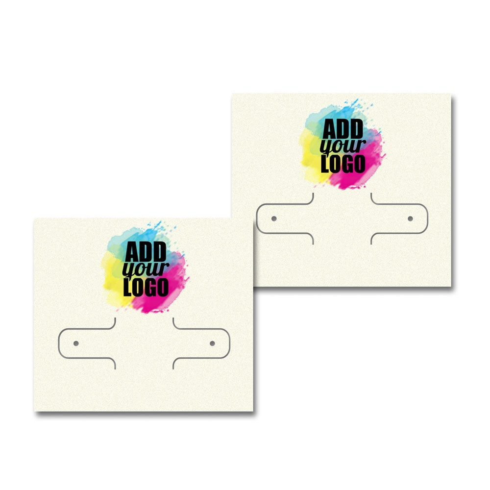 Ivory Earring Card 2-1/8" x 1-7/8"