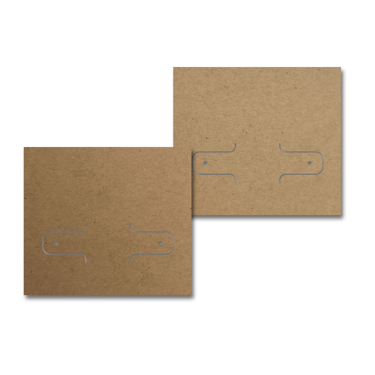 Kraft Earring Card 2-1/8" x 1-7/8"
