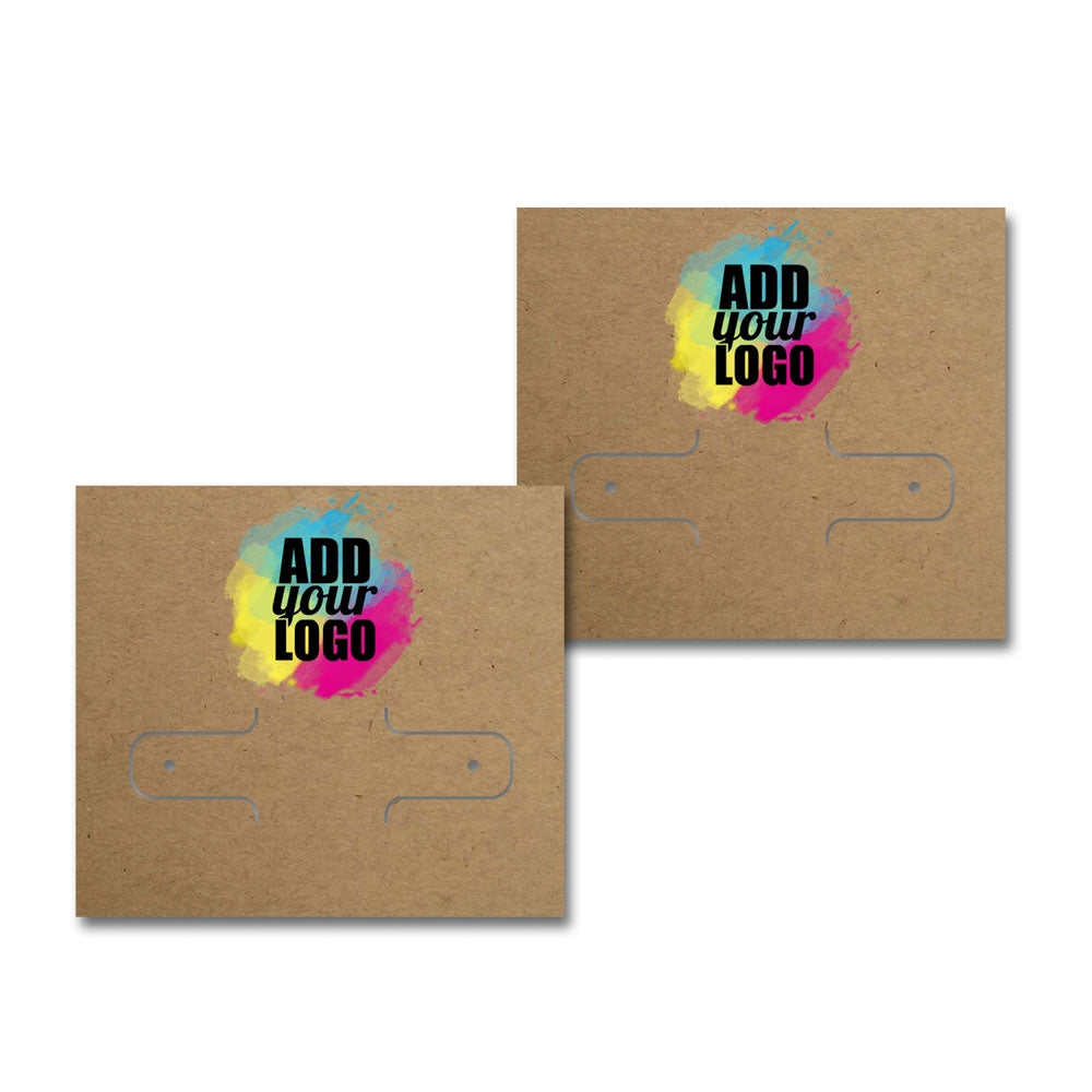 Kraft Earring Card 2-1/8" x 1-7/8"