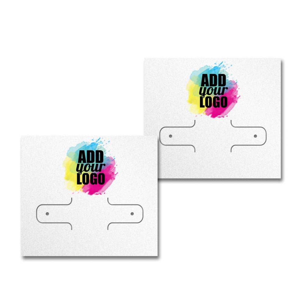 Shimmer White Card 2-1/8" x 1-7/8"