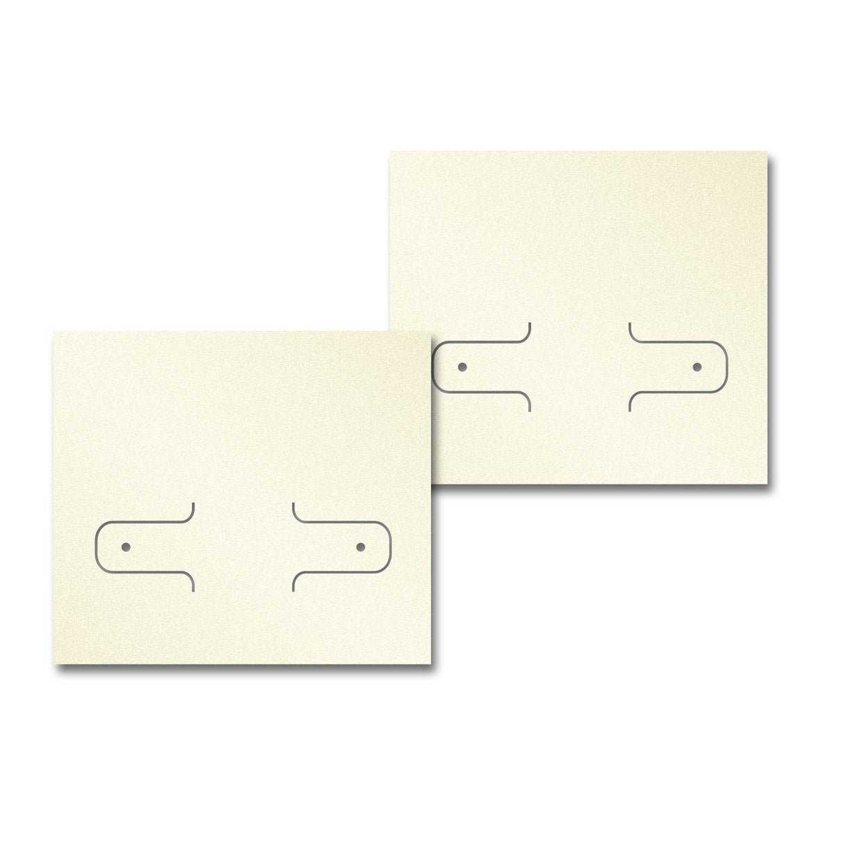 Shimmer White Gold Card 2-1/8" x 1-7/8"