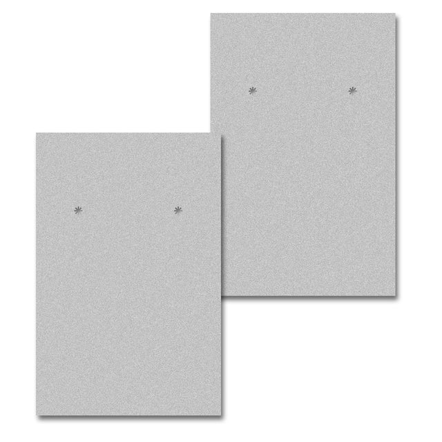 Matte Grey Earring Card 2" x 3"