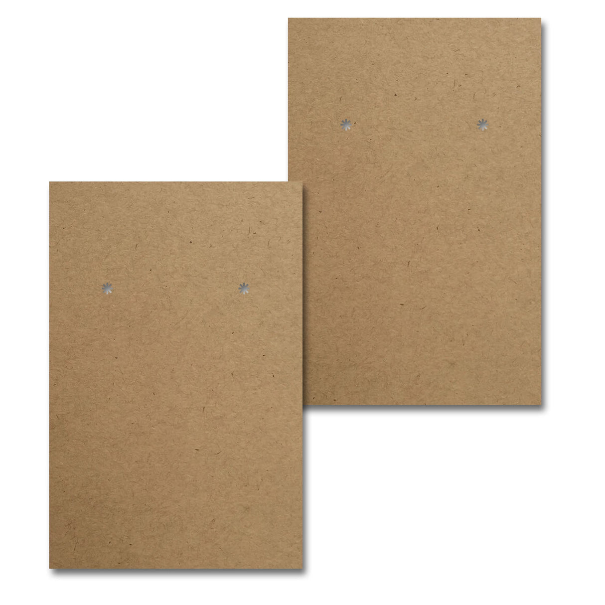 Kraft Earring Card 2" x 3"