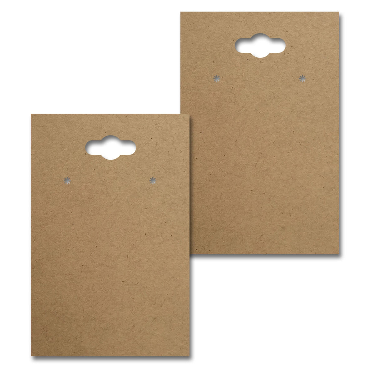 Hanging Kraft Earring Card 2" x 3"