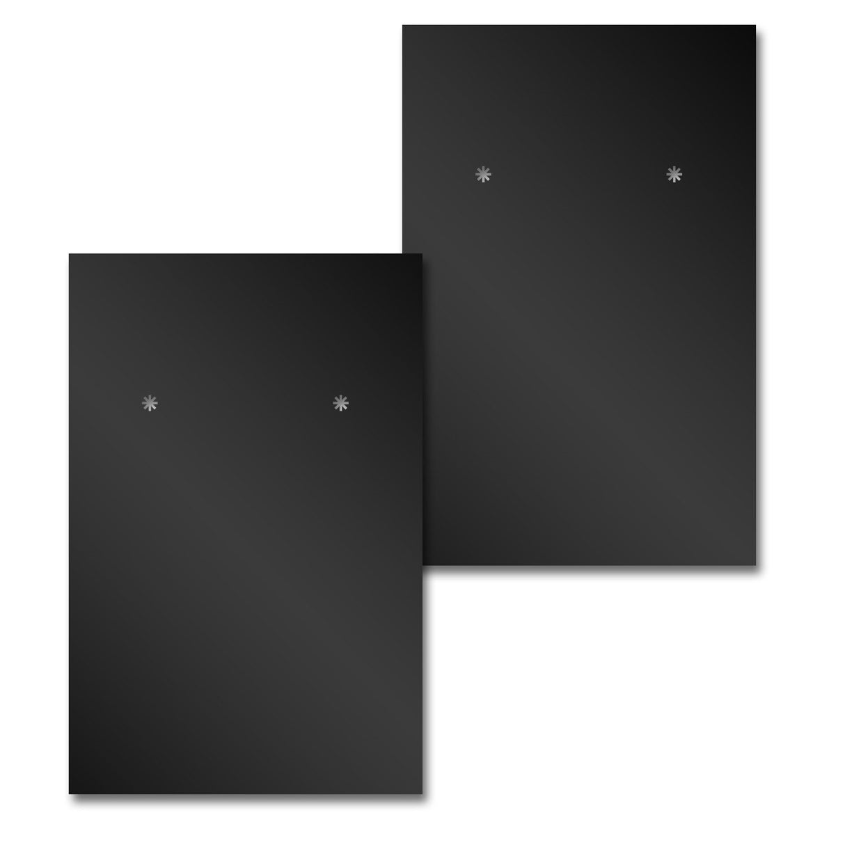 Black Earring Card 2" x 3"