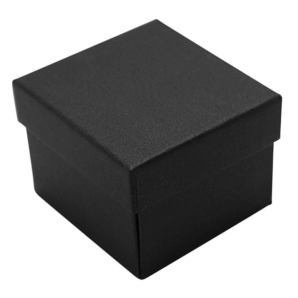 Black Soft Touch Lighted Earring Box