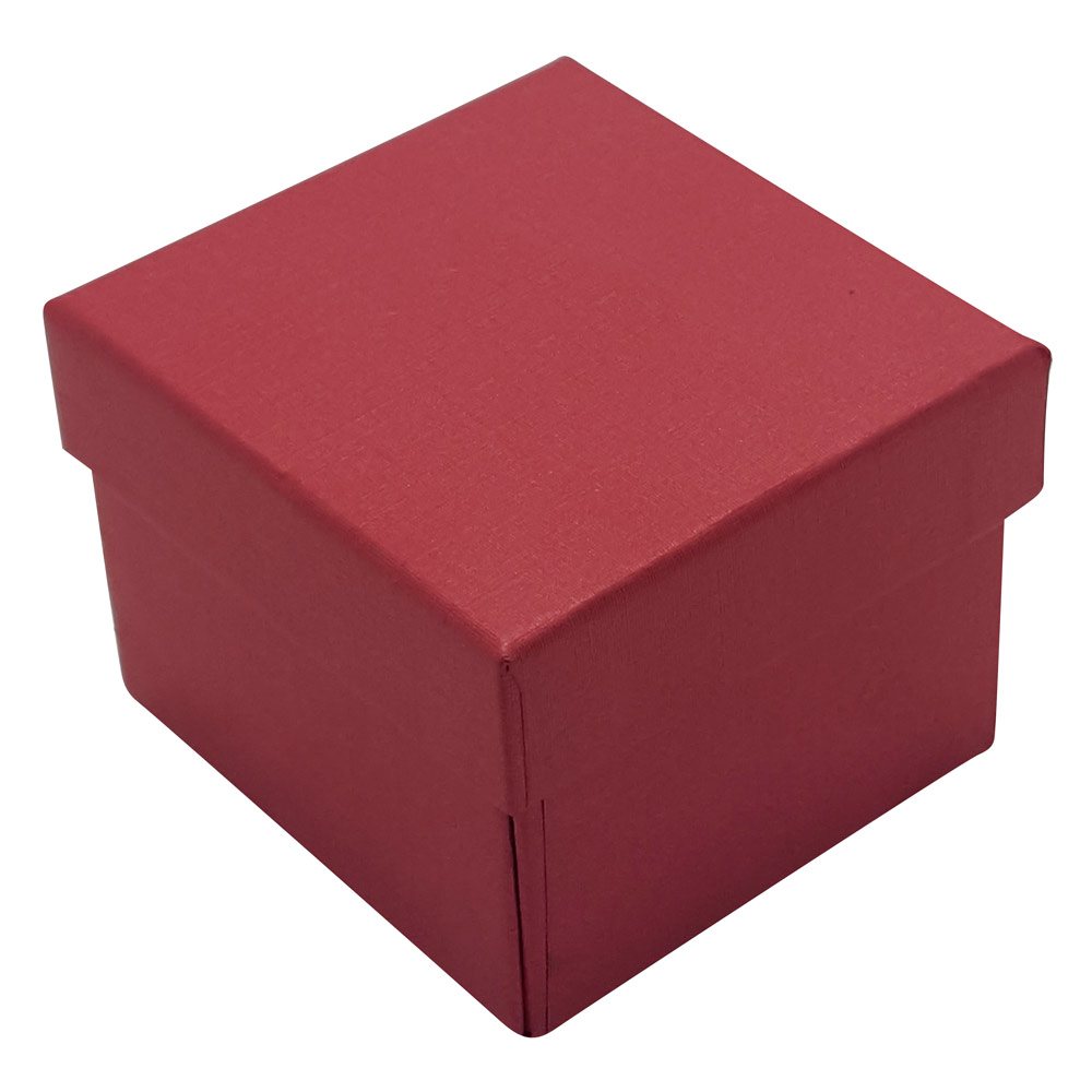 Red Soft Touch Lighted Ring Box