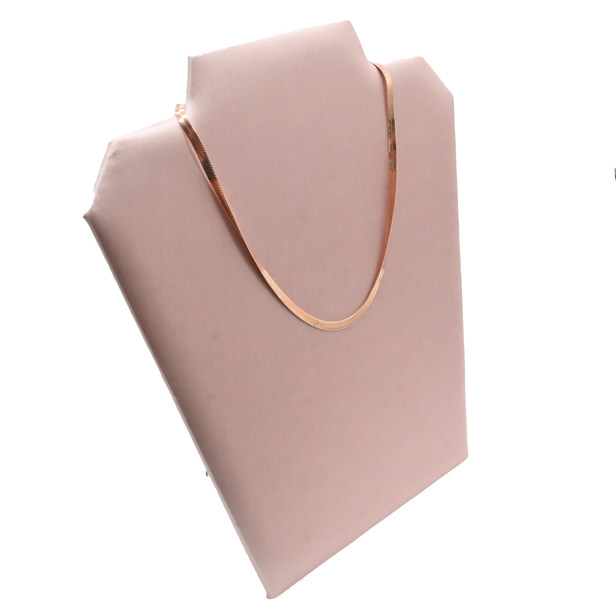 Champagne Pink Necklace Easel Display Stand - 8-3/4" H