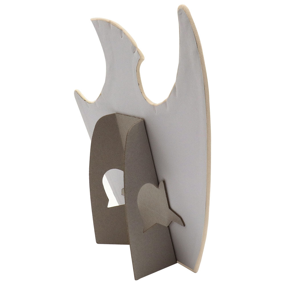 Beige Faux Suede Jewelry Earring and Necklace Combination Easel