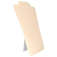 Beige Faux Suede Jewelry Necklace Display Easel, 12-1/2" Tall