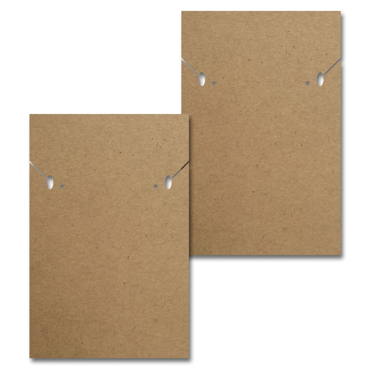 Kraft Necklace and Earring Card 2" x 3"