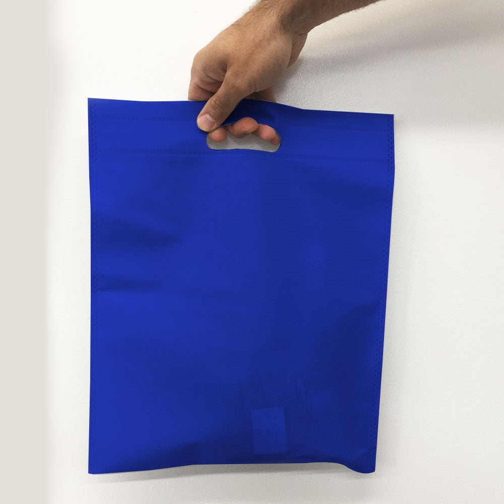 14" x 18" Dark Blue Reusable Handle Gift  Shopping Bags