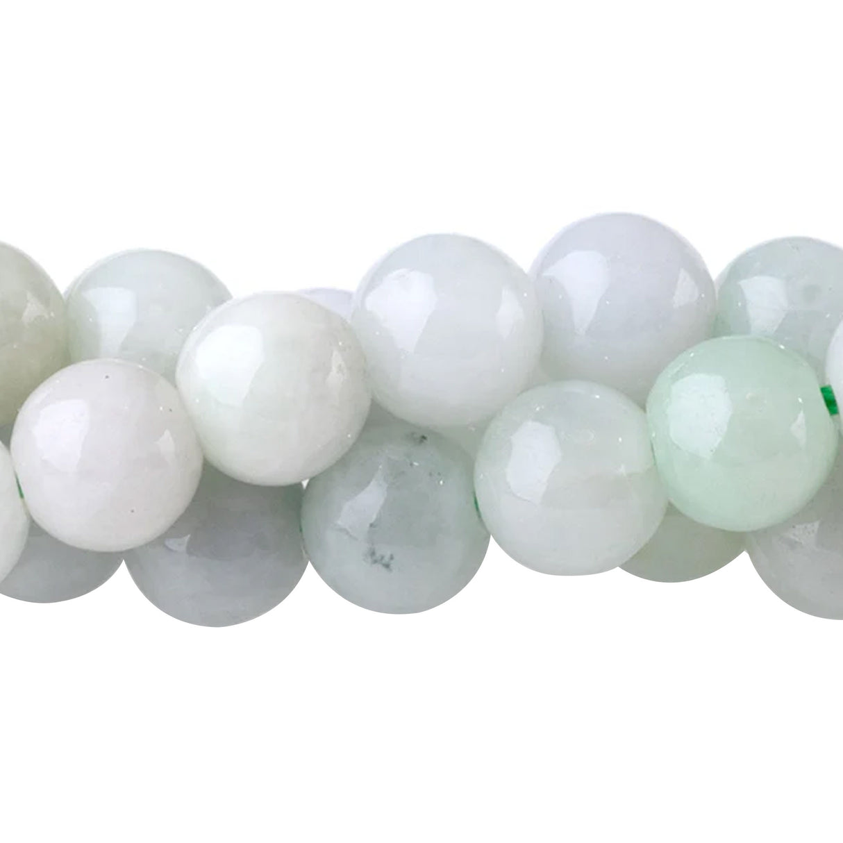 Jadeite Jade A Grade 6mm Round Beads – 15–16 Inch Strand
