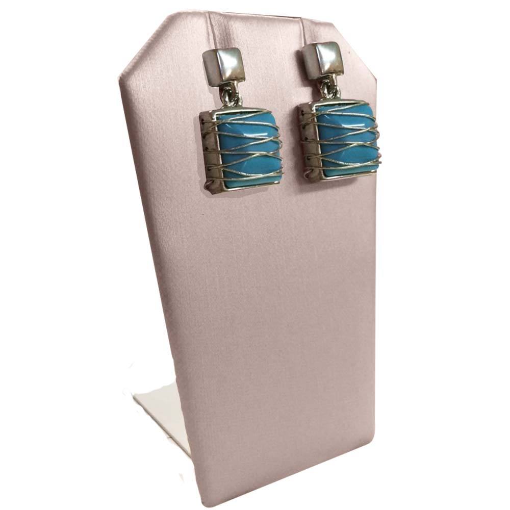 Champagne Pink Leatherette Jewelry Earring / Pendant Stand