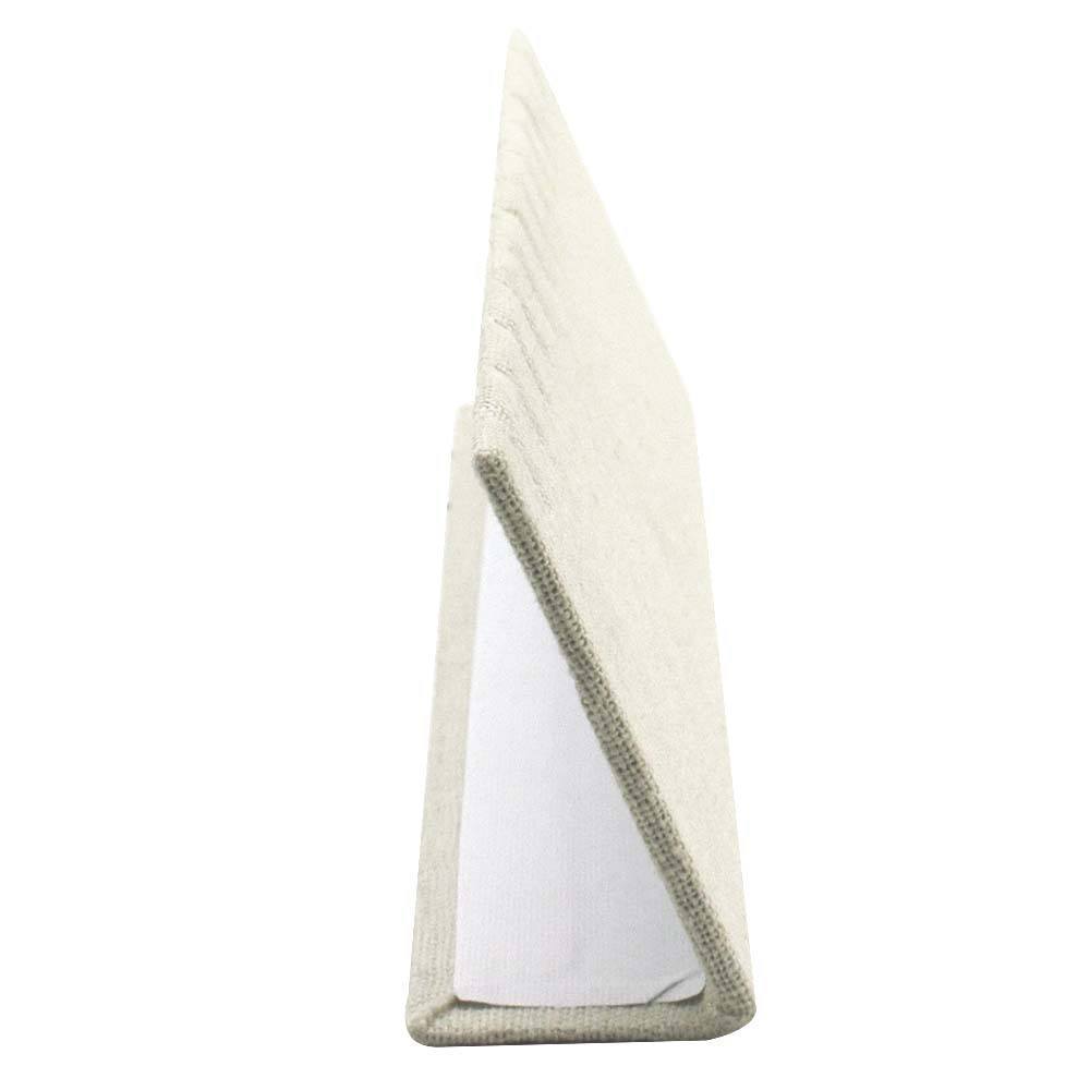 Beige Linen Jewelry Earring / Pendant Stand, Holds 6 Pairs