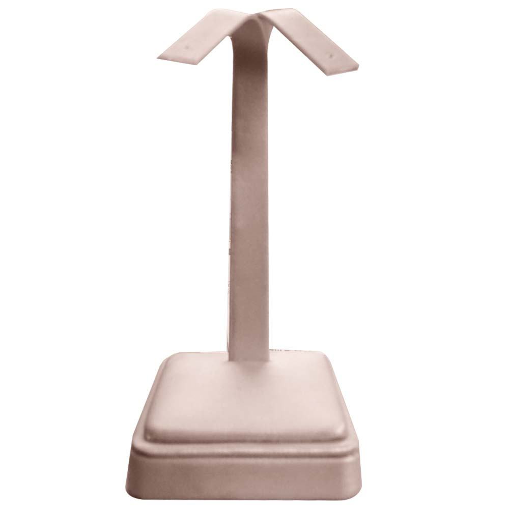 Champagne Pink Leatherette Jewelry Earring Tree Stand