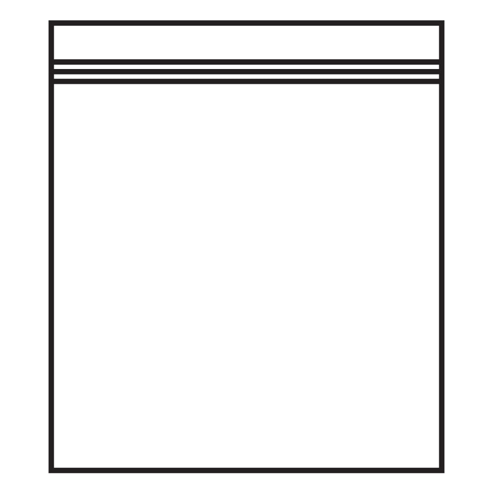 2" x 2"Reclosable Poly Bags 100 Bags