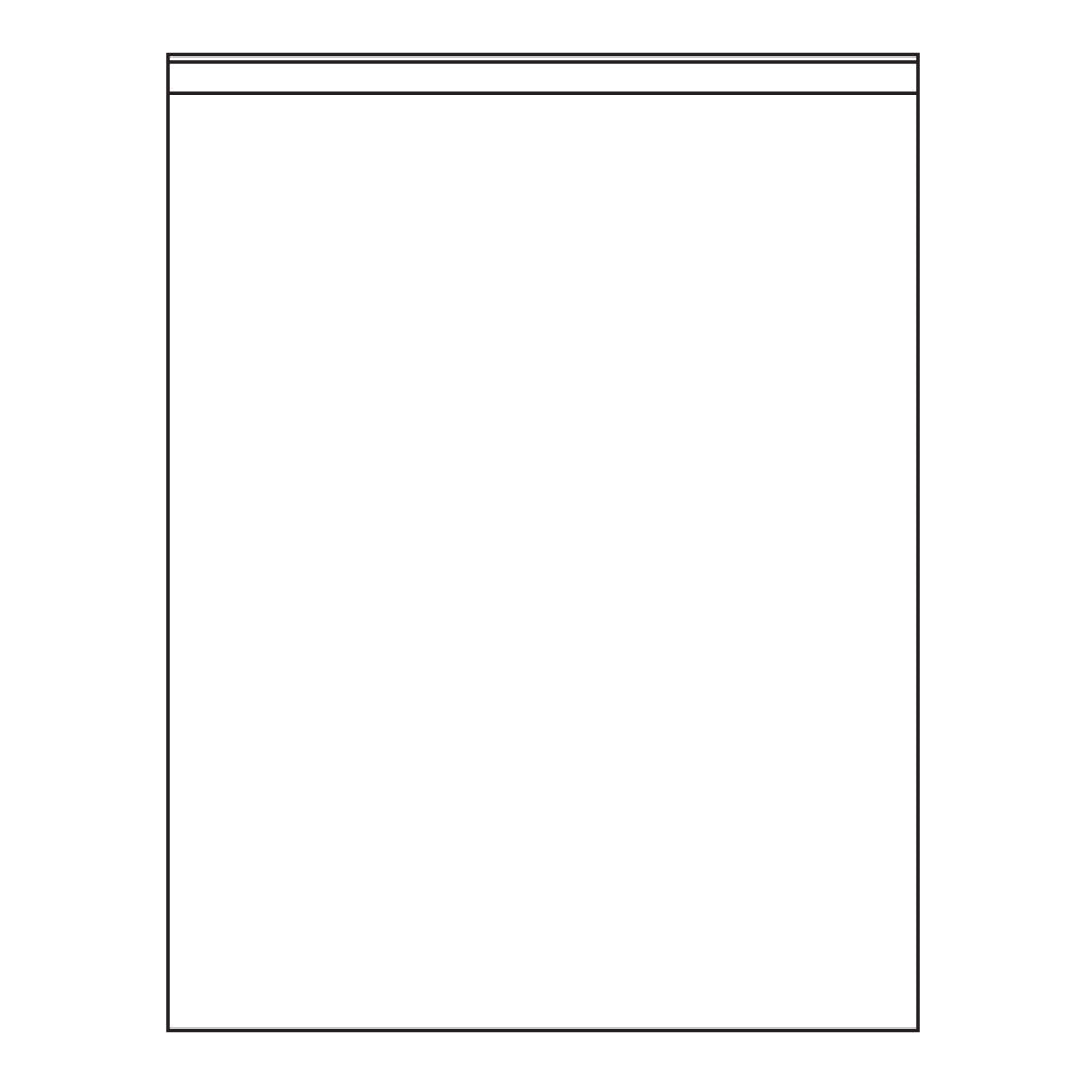 Ultra Clear OPP Bags with Self-Adhesive Seal 8' x 10"