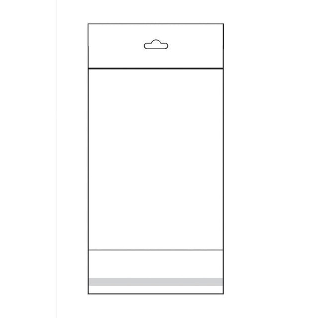 Clear Hanging OPP Bag  6" x 9"