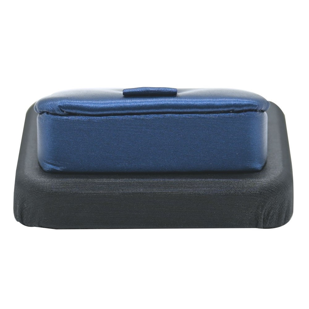 Blue Leatherette Jewelry Ring Clip Display