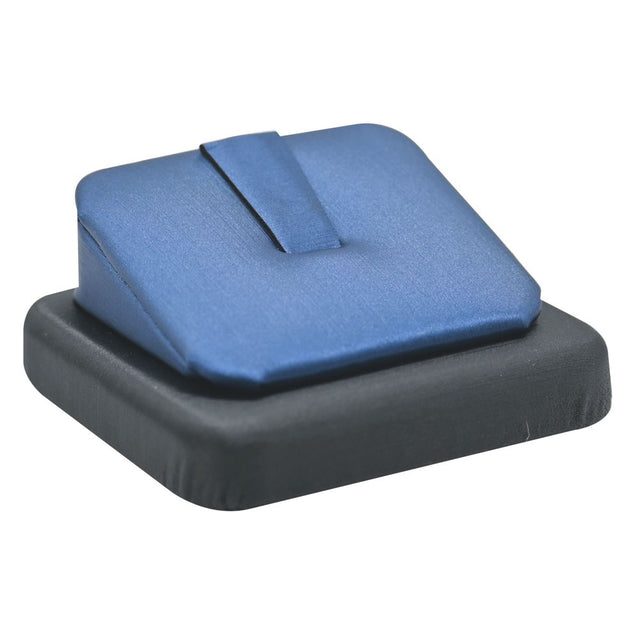Blue Leatherette Jewelry Ring Clip Display