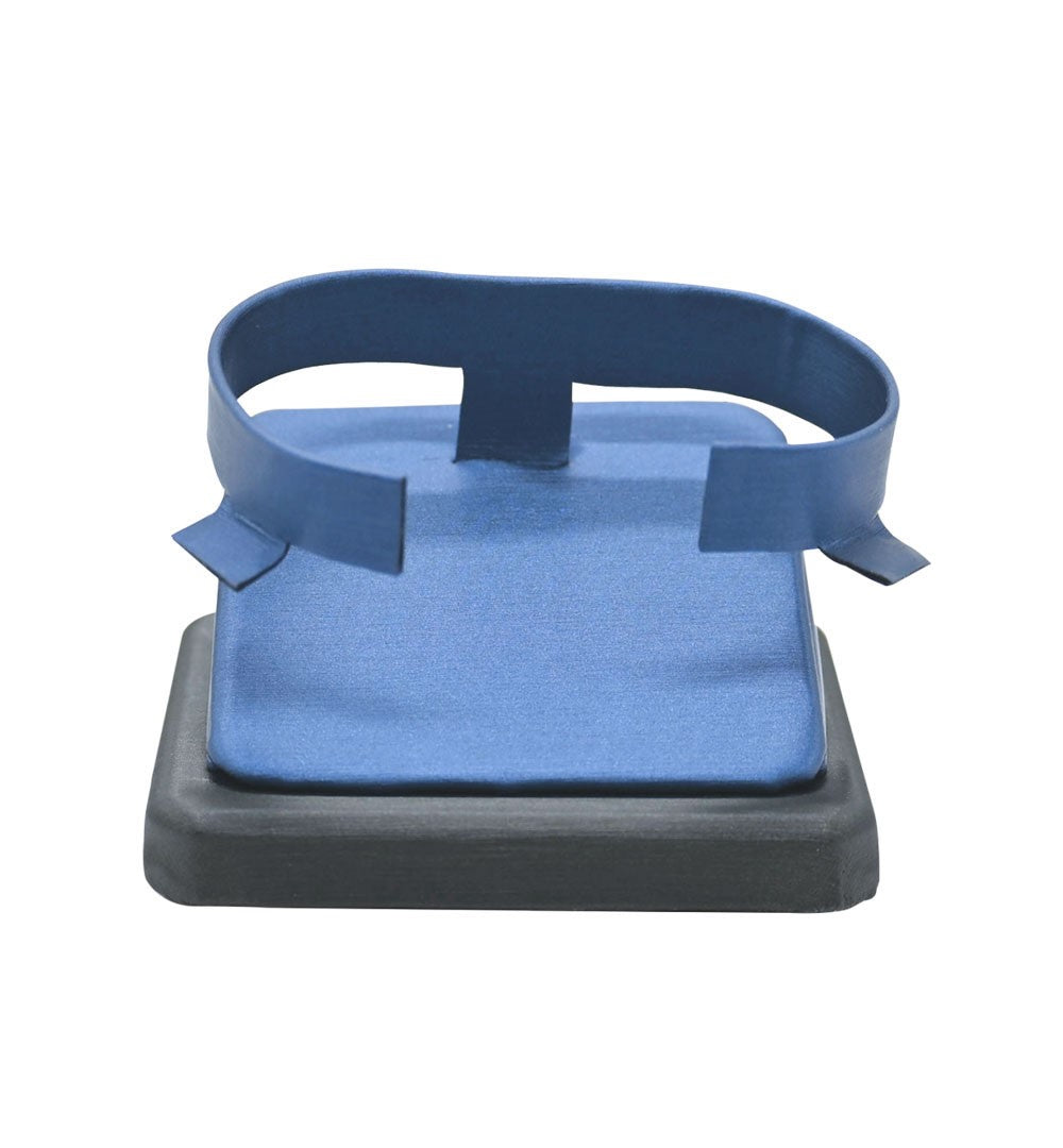 Blue Leatherette Jewelry Watch Display Stand