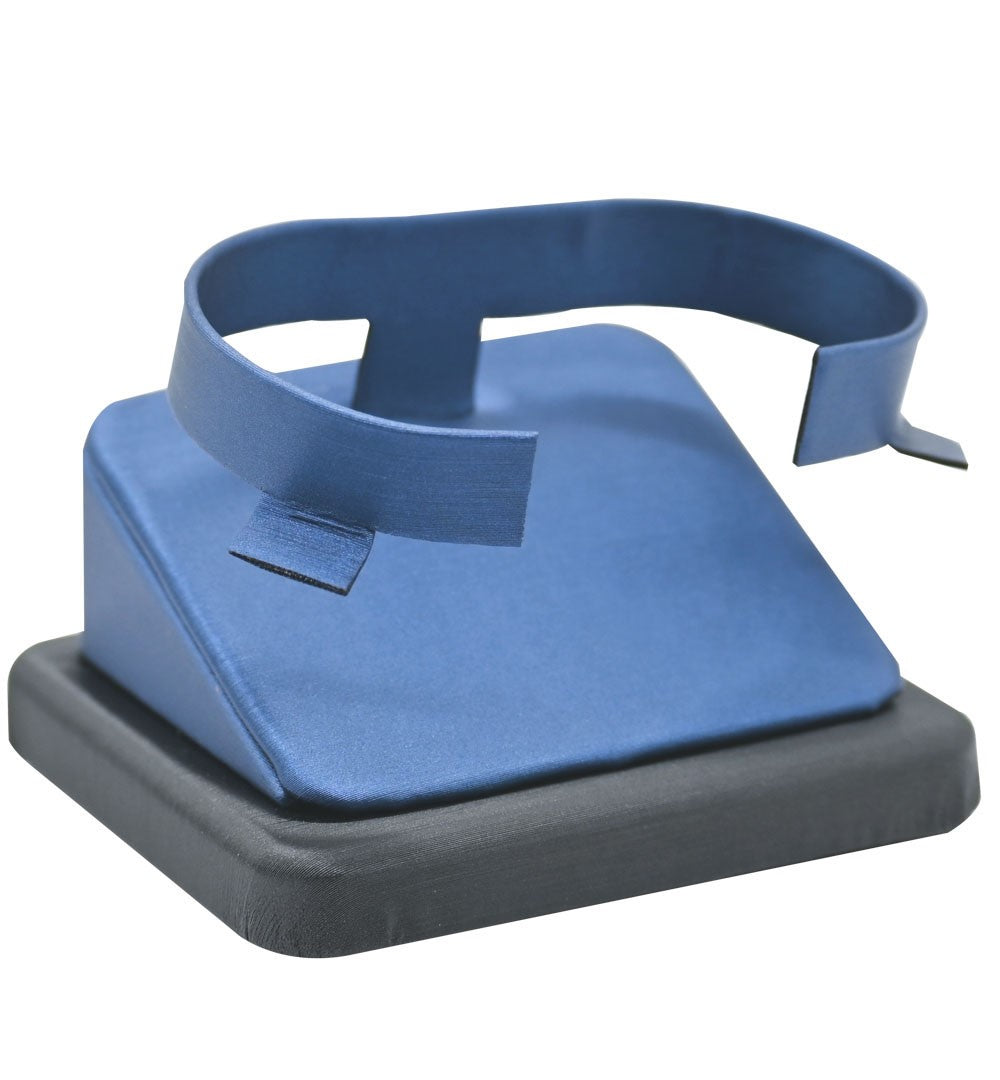 Blue Leatherette Jewelry Watch Display Stand