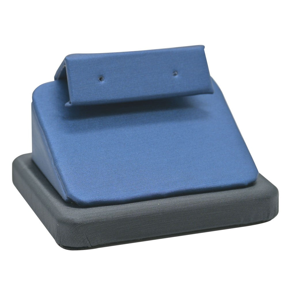 Blue Leatherette Jewelry Earring Display