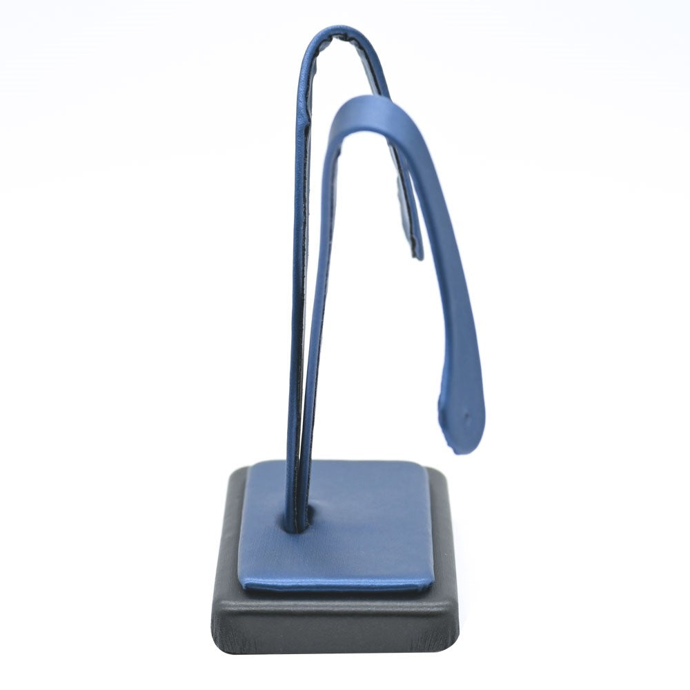 Blue Leatherette Earring Display Tree Stand