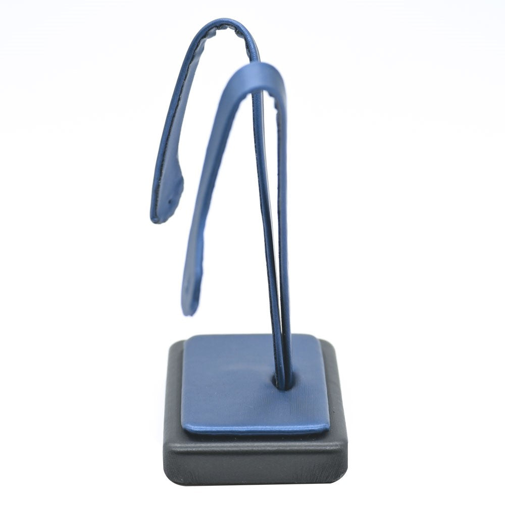 Blue Leatherette Earring Display Tree Stand