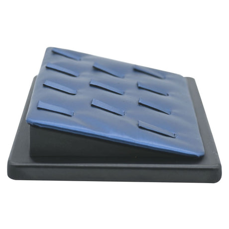 Blue Leatherette Jewelry Ring Clip Display Tray - Holds 11 Rings