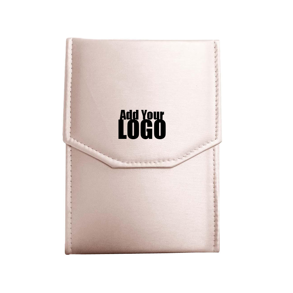 Champagne Pink Jewelry Necklace Presentation Display Folder